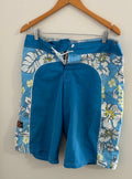 Men’s Blue Floral Board Shorts – Size XXL