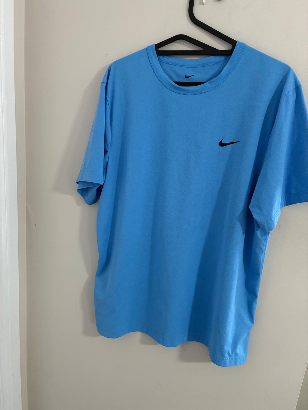 Nike Dri Fit Powdered Blue T-Shirt Size Large