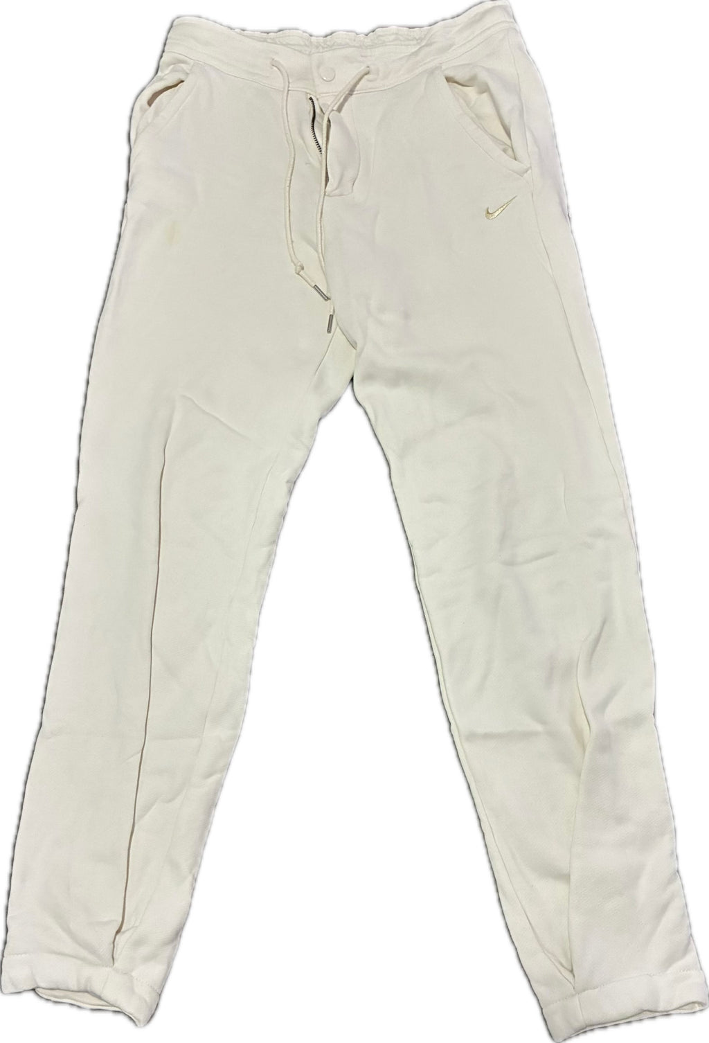 Nike Cream Track Pants – Men’s Size M, Comfortable &amp; Stylish