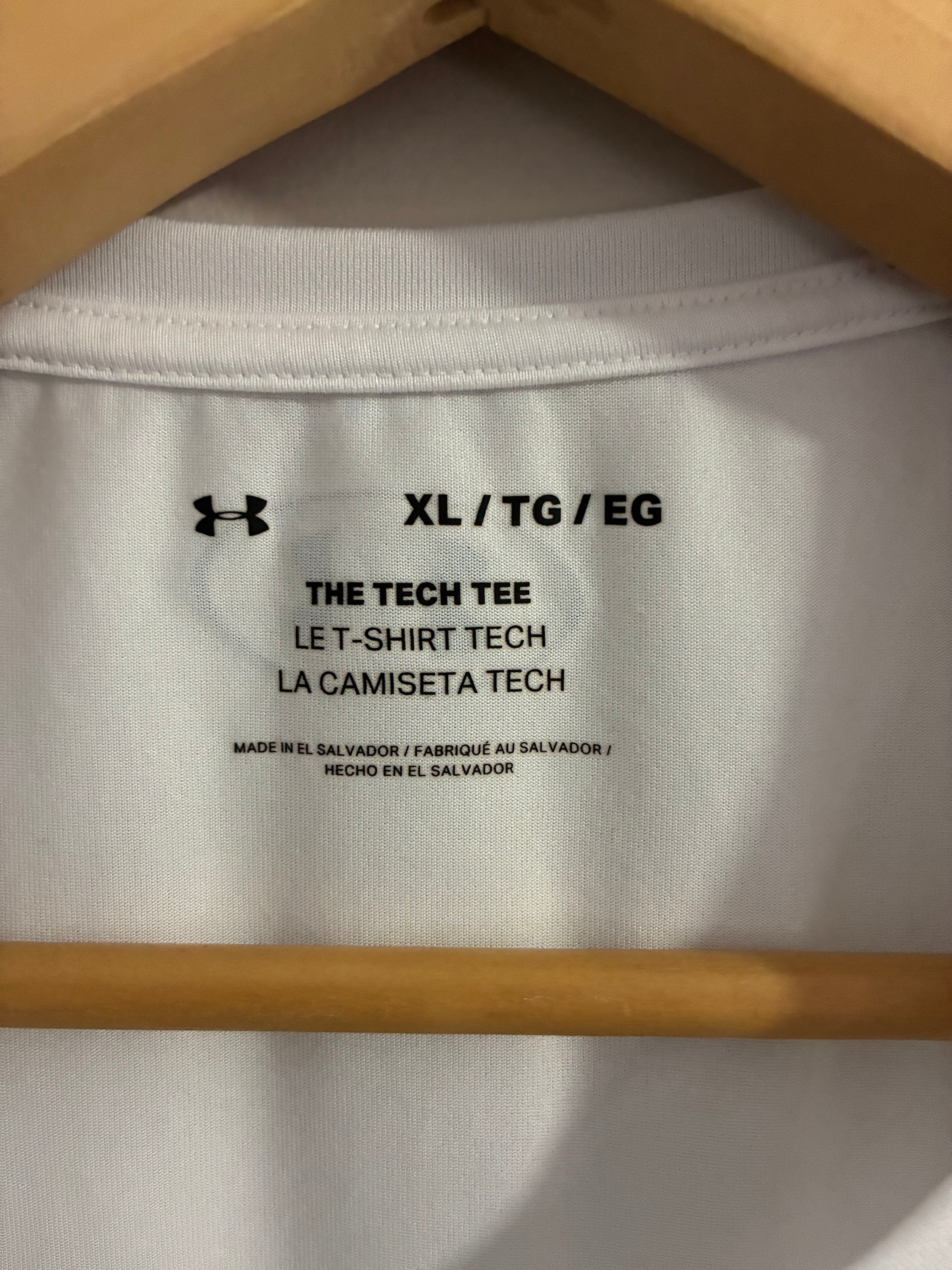 Under Armour White Workout T-Shirt – Men’s Performance Tee Size XL