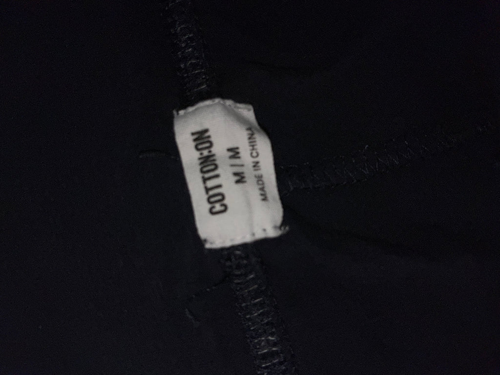 H&M Blue Leggings with White Stripe – Women’s Size M, Active & Stylish