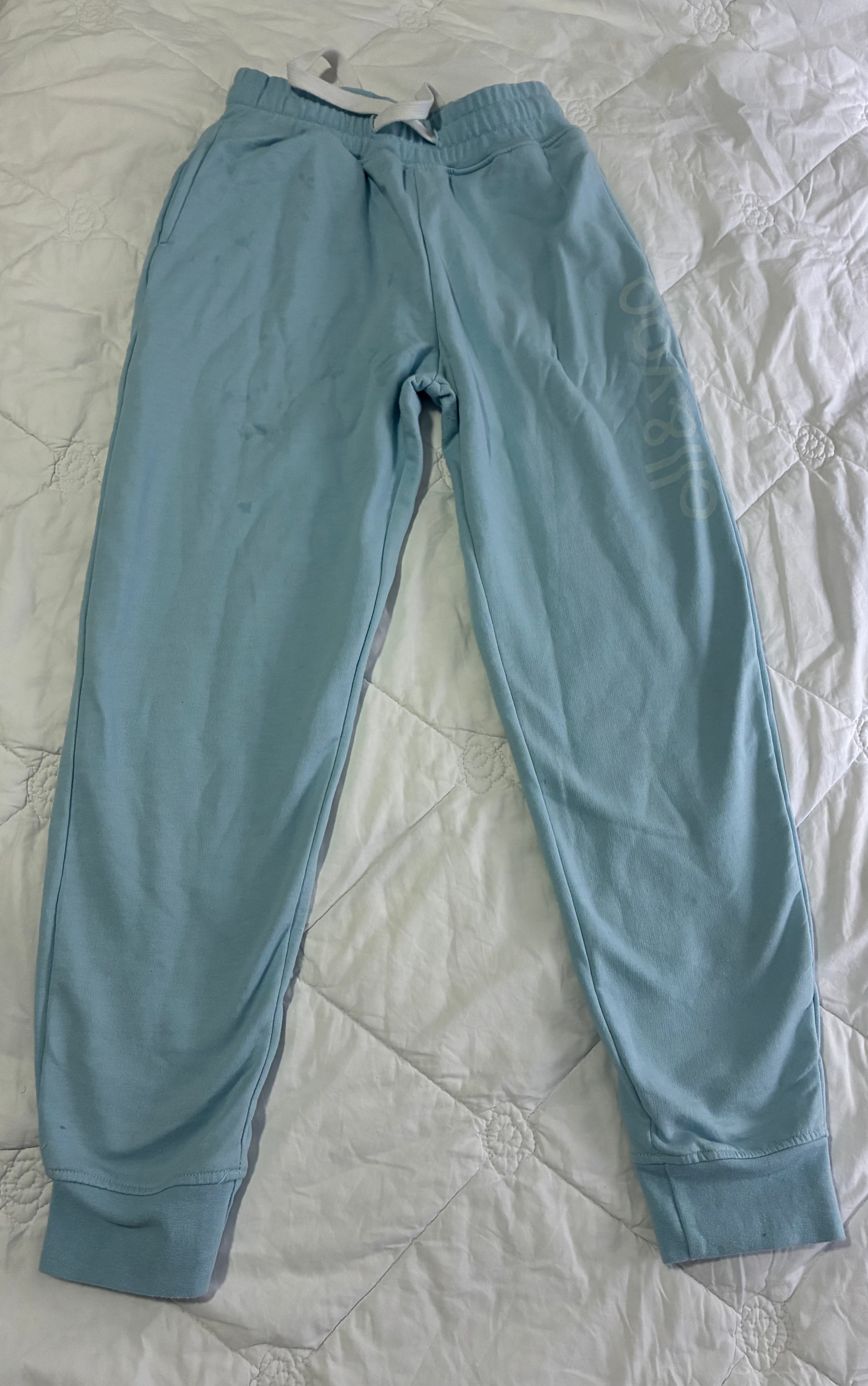 Ell & Voo Blue Track Pants – Girls Size 10, Casual & Comfortable