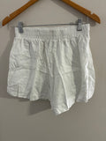 Cotton On White Linen Shorts – Women’s Lightweight Summer Essential Size US 4