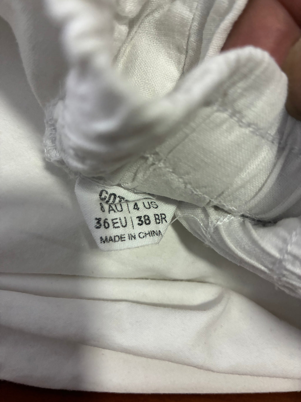 Cotton On White Linen Shorts – Women’s Lightweight Summer Essential Size US 4