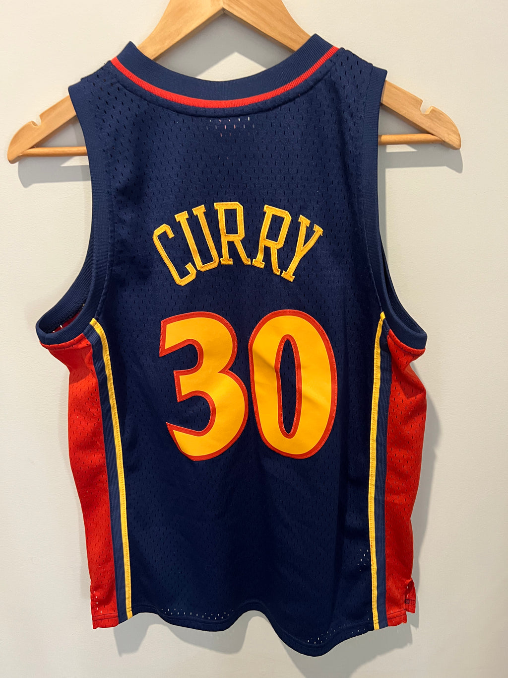 Authentic Mitchel & Ness Steph Curry Jersey Size M