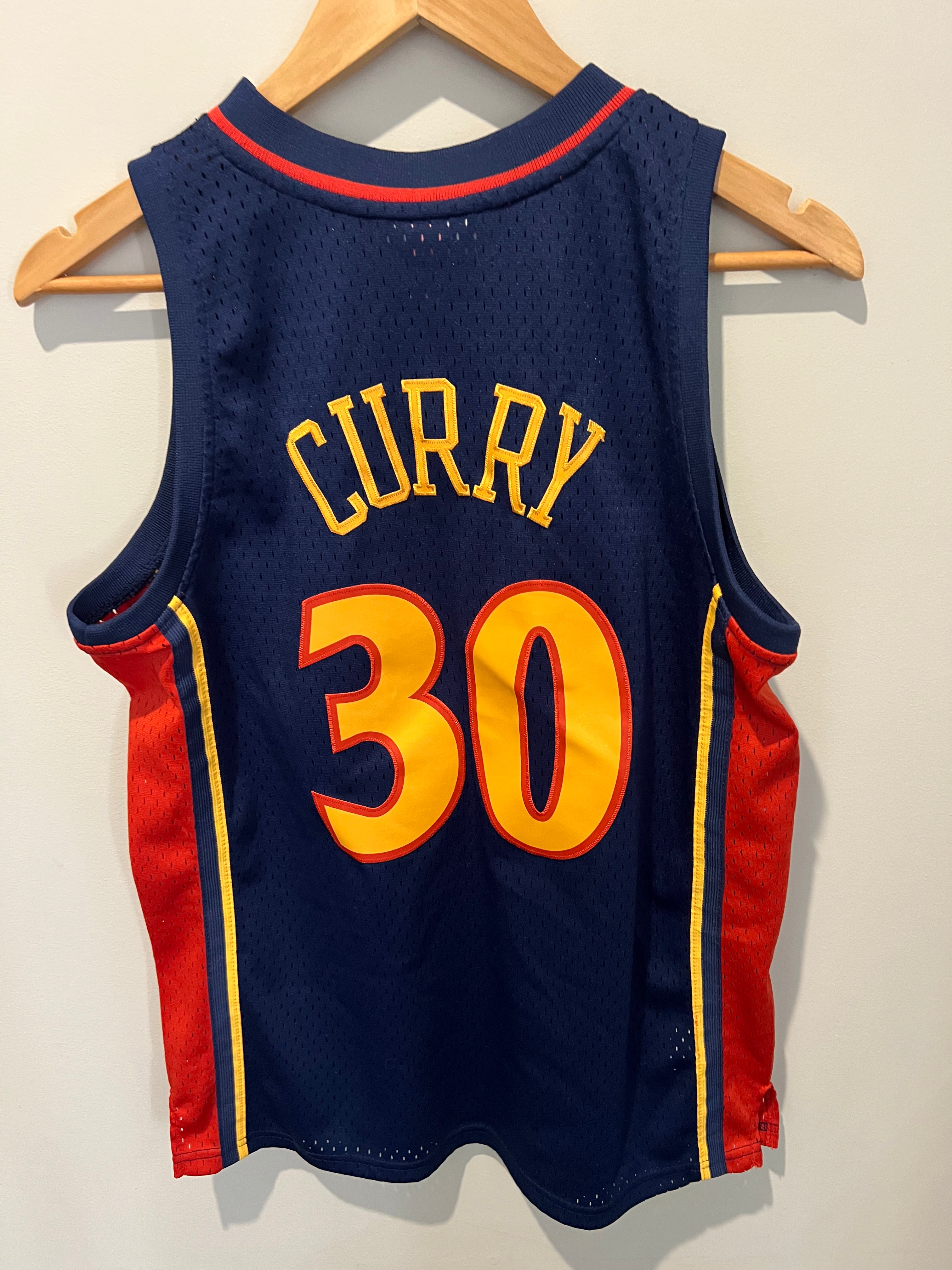 Authentic Mitchel & Ness Steph Curry Jersey Size M